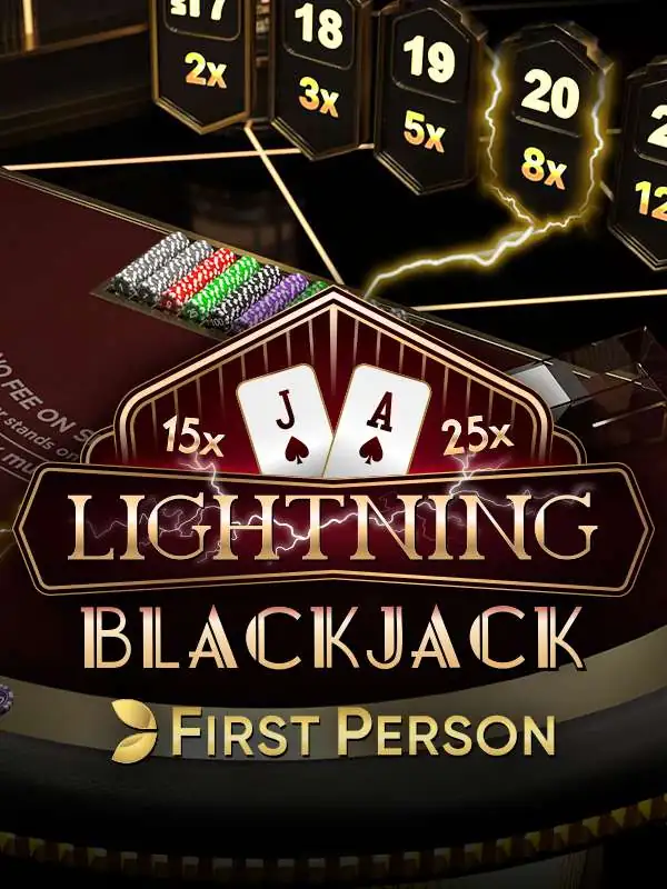First Person Lightning Blackjack