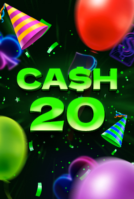 Cash 20 Happy Birthday